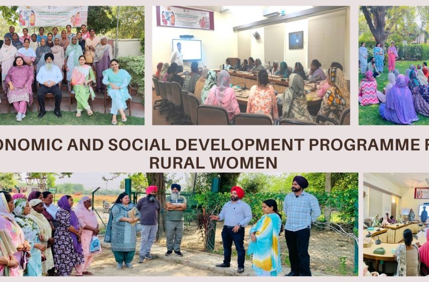PAMETI organized “Economic and Social Development Programme for Rural Women” from April 23-25, 2025