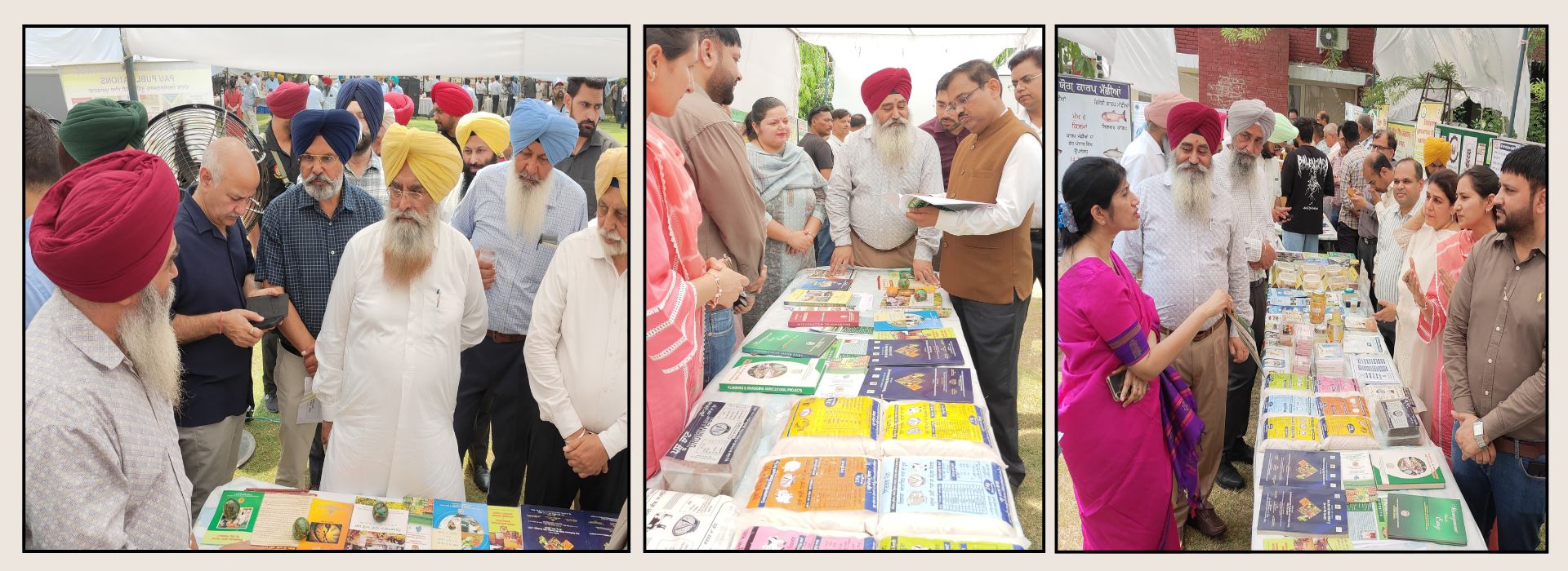 PAMETI showcased its activities to Sh. G S Khuddian, Hon'ble Minister of Agriculture and Farmers' Welfare, Punjab; Sh. Manish Sisodia, Former Deputy Chief Minister, Delhi; Sh. K A P Sinha (IAS), Chief Secretary, Punjab; Dr. S S Gosal, Vice Chancellor, PAU and other dignitaries during Technology Demonstration Exhibition at PAU, Ludhiana.
